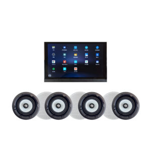 SH4R 智能多房間中控主機+ IS-208 8吋崁入式喇叭 （8支）