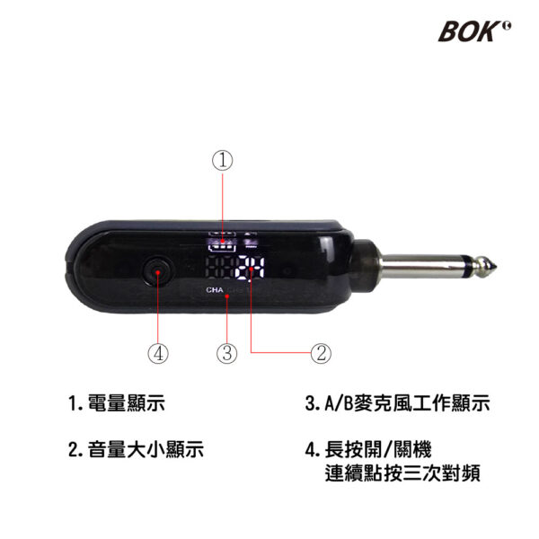 AT-26  UHF鋰充自動多頻道對頻無線麥克風：圖片 8