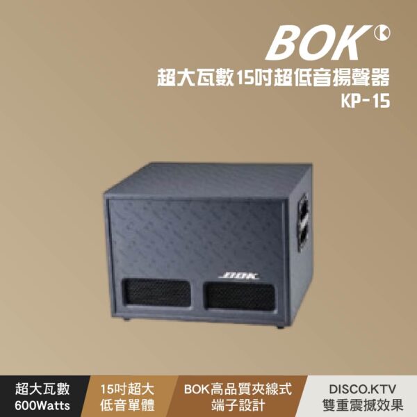 KP15 超大瓦數15吋超低音揚聲器：圖片 2