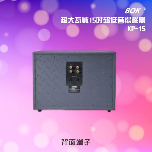 KP15 超大瓦數15吋超低音揚聲器：圖片 3