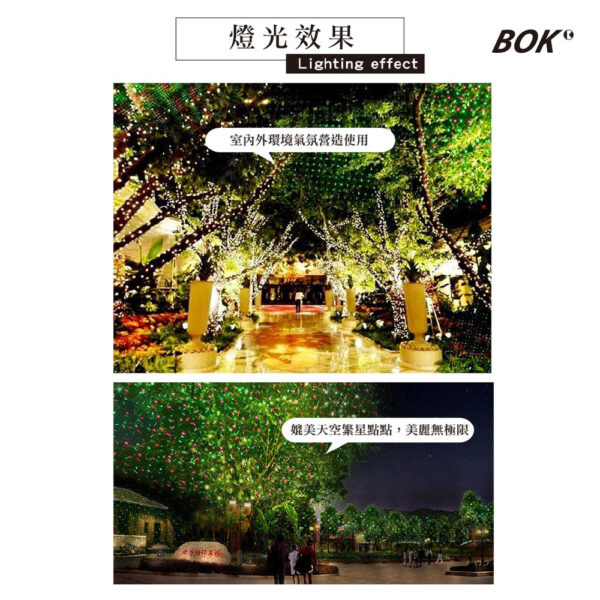 DSL-03 遙控2色 防水庭院燈 花園激光燈：圖片 4