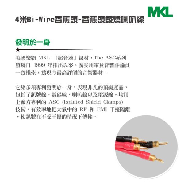 4米Bi-Wire香蕉頭-香蕉頭發燒喇叭線 N10：圖片 4