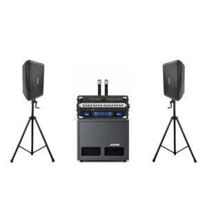 4U4450專業級戶內外移動式 PA  15 吋音響組